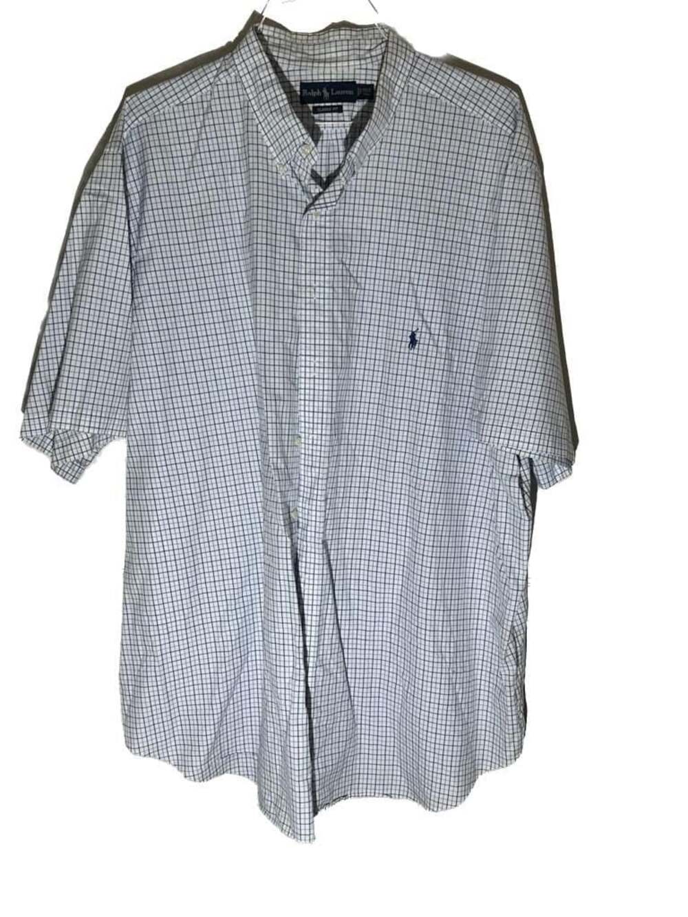 Ralph Lauren Classic Fit Short Sleeve Button Down Shirt 3XLT Tall
